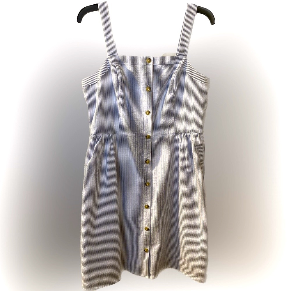 NWT JCREW Womens Seersucker Dress size 10